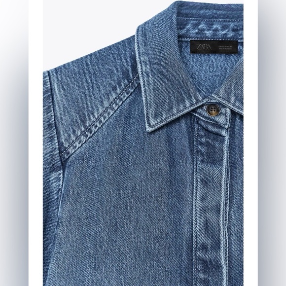 Stylish Denim Kimono Shirt - Picture 9 of 10